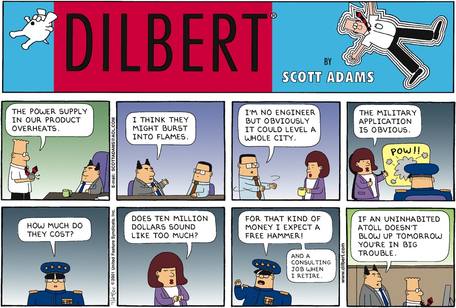 Das SNAFU-Prinzip als Dilbert-Comic